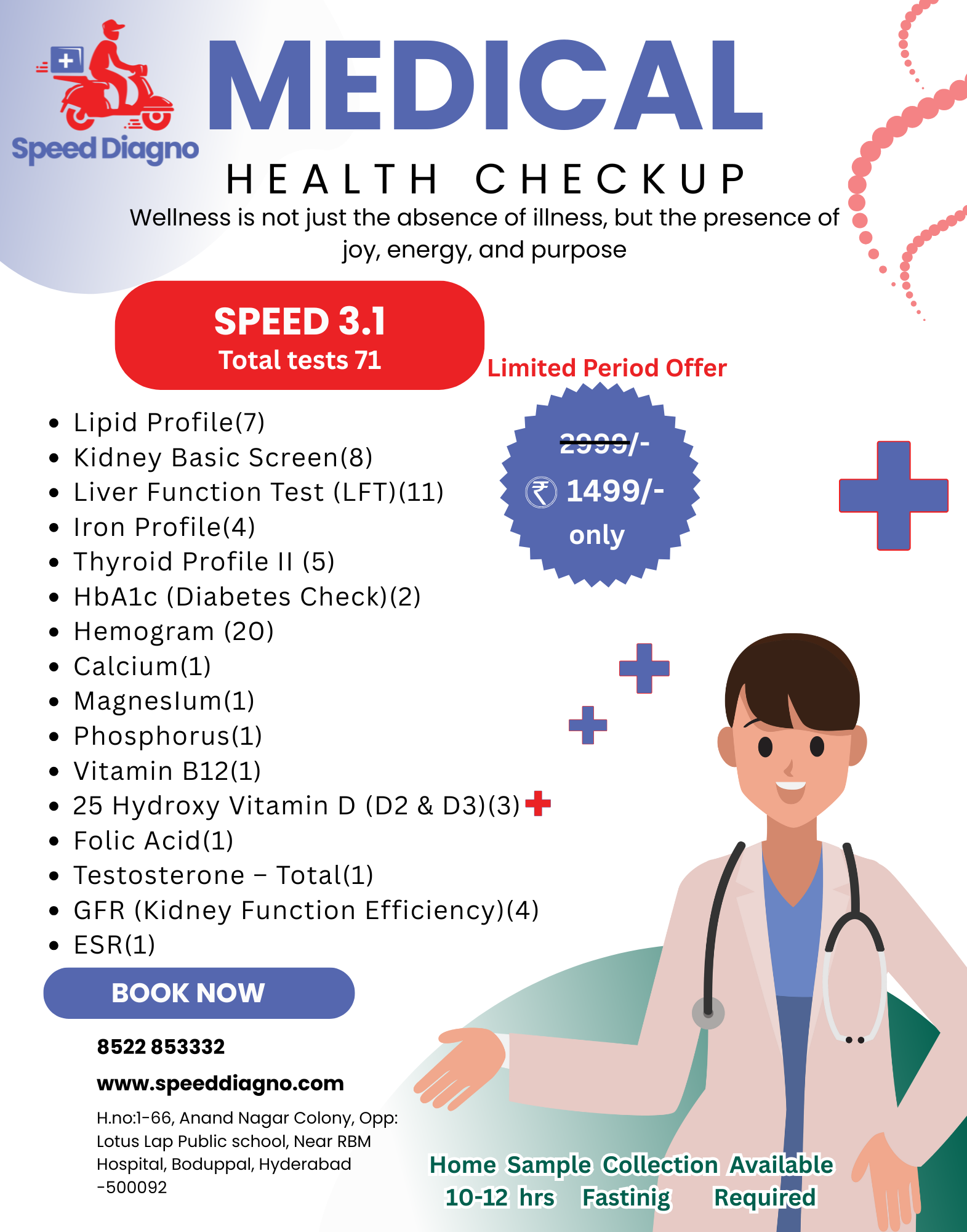 Speed diagno 3.1 Health Master Check-up